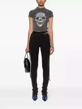 Ottolinger футболка со стразами, серый