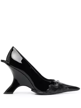 Ottolinger туфли на танкетке, черный