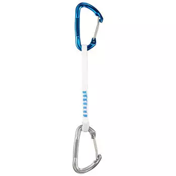 Оттяжка легкая Simond Alpinism для альпинизма и скалолазания, 17 см, белый / синий