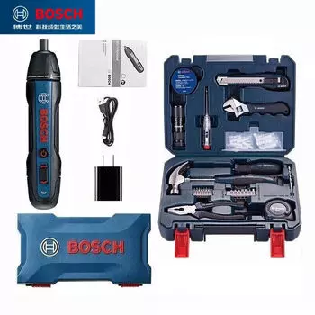 Отвертка электрическая Bosch GO2 + набор инструментов