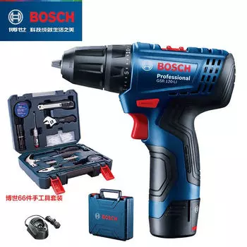 Отвертка электрическая Bosch GSR120 + инструменты