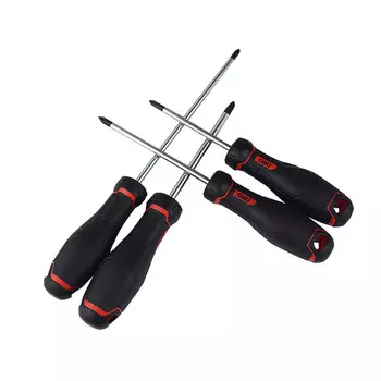 Отвертка Deli, бытовая закаленная высокопрочная крестовая отвертка промышленного класса, набор цветков сливы, с магнитной крестовой отверткой S2 PH1x150 мм (DL3458)