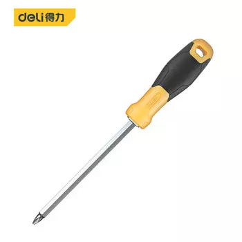Отвертка Deli двойная крестовая отвертка двойного назначения 6150 мм DL626150S 400285