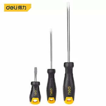 Отвертка Deli Шлицевая отвертка промышленного класса DL6263001 Шлицевая отвертка 6300 мм