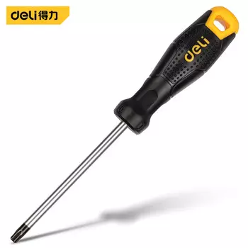 Отвертка Deli среднего размера с цветком T30 100 мм, бытовая отвертка, инструмент для ремонта мобильных телефонов DL6210030T