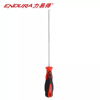 Отвертка ENDURA с резиново-пластмассовой ручкой 5,0*300 мм E6558 1 шт.