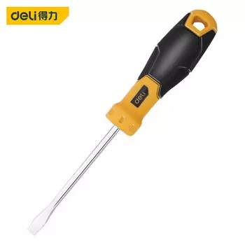Отвертка плоская с ручкой Deli Torpedo отвертка 5х125мм DL6351251