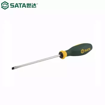 Отвертка плоская с трехцветной ручкой Shida G series 7x300MM 63723 SATA