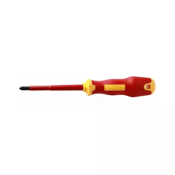 Отвертка с крестовой изоляцией и двухцветной ручкой серии Shida T PH3x150MM 61224 SATA