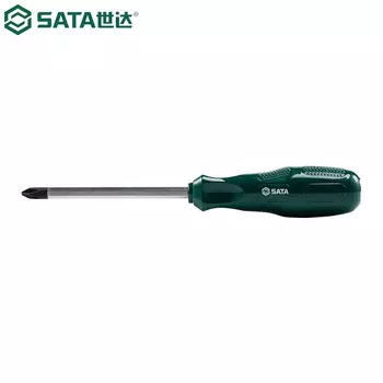 Отвертка со сквозным отверстием серии SATA A, крестовая/шлицевая ударная отвертка, ударная отвертка (#2x100 мм) 61713