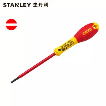 Отвертка Stanley изолированная с двухцветной ручкой 4х100мм 65-412-14