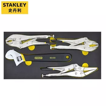 Отвертка Stanley, ключ с трещоткой двойного назначения, внутренний шестигранник, ремонт и обслуживание автомобилей, набор ключей из 4 предметов 90-037-23