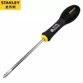 Отвертка Stanley крестовая отвертка с трехцветной ручкой РН1х100мм 65-207-14 одинарная