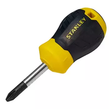 Отвертка Stanley, крестовая отвертка серии B, отвертка с пластиковой ручкой, конус, сильный магнит +#2x38 мм 60-808-23