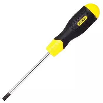 Отвертка STANLEY с центральным отверстием. Отвертка Torx со звездочкой. Отвертка Torx. хромованадиевая сталь. TT10x80mm 65-148-0-23.