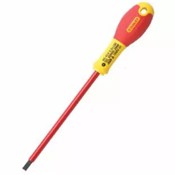 Отвертка Stanley с изолированной рукояткой, двухцветная, 5,5x150 мм, 65-413-14, корпоративная версия A