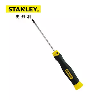 Отвертка Stanley с пластиковой ручкой в форме цветка Отвертка в форме цветка T5x80 мм, инструмент для ремонта машин 65-144-0-23