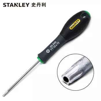 Отвертка Stanley с трехцветной ручкой и средним отверстием в форме цветка Отвертка TT25x100 мм 65-397-14