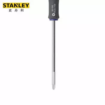 Отвертка STANLEY с трехцветной ручкой в форме риса PZ3x150 мм, бытовая многофункциональная ремонтная отвертка 65-338-14