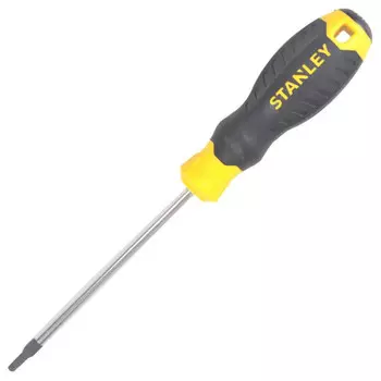 Отвертка STANLEY серии B Отвертка Torx с резиновой ручкой Звездообразная отвертка Torx хромованадиевая сталь T6x75mm 60-838-23