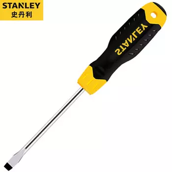 Отвертка STANLEY Шлицевая отвертка серии B Отвертка с пластиковой ручкой и сильным магнитным конусом, 3,0x125 мм 60-819-23