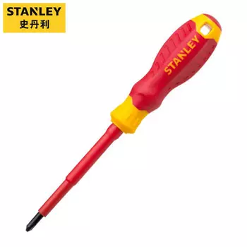 Отвертка Stanley VDE Phillips №1x80мм Электрическая отвертка, инструмент для ремонта отверток STMT60169-23
