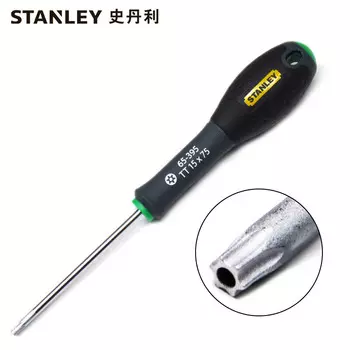 Отвертка STANLEY в форме цветка со средним отверстием и трехцветной ручкой TT15x75mm 65-395-14 1 комплект (всего 5 шт.)
