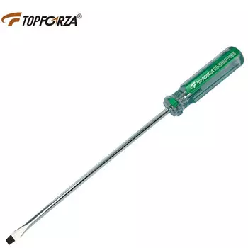 Отвертка TOPFORZA 6SD-06200S6 с высокой прозрачной цветной полосой, отвертка с конусом 6,0x200 мм, 8 дюймов