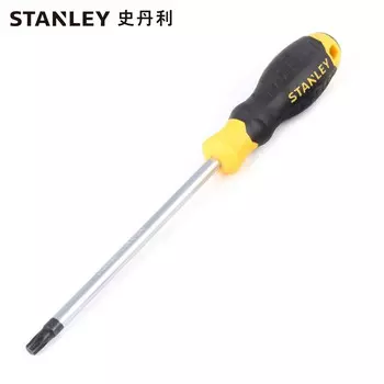 Отвертка в форме цветка с пластиковой ручкой серии Stanley B. Отвертка в форме цветка T10x75 мм. Отвертка в виде шестиконечной звезды в форме сливы 60-844-23.