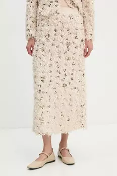 ОУИ юбка OUI, бежевый