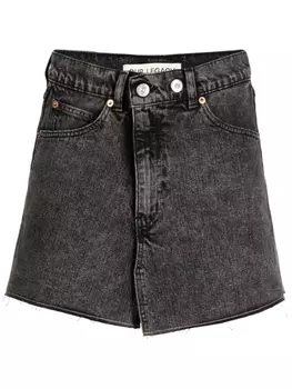 OUR LEGACY джинсовая юбка мини Cover, серый