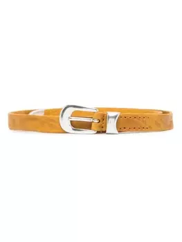 OUR LEGACY фактурный ремень, желтый