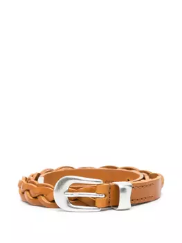 OUR LEGACY плетеный ремень, желтый