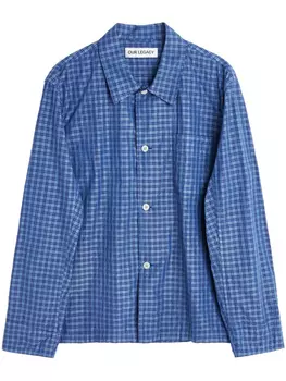 OUR LEGACY рубашка Heusen, синий