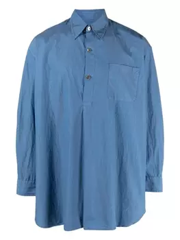 OUR LEGACY рубашка оверсайз на пуговицах, синий