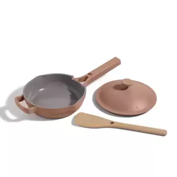 Our Place 3 шт алюминиевая керамическая антипригарная мини-сковорода Always набор кремовый, цвет Spice