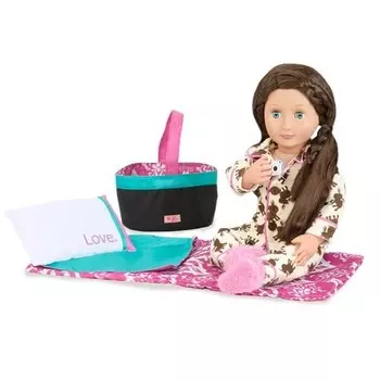 OurGeneration, набор аксессуаров для куклы «Пижамная вечеринка»