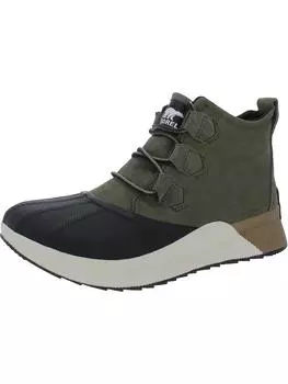 Out N About III Classic WP женские кожаные водонепроницаемые ботильоны Sorel, цвет stone green/black