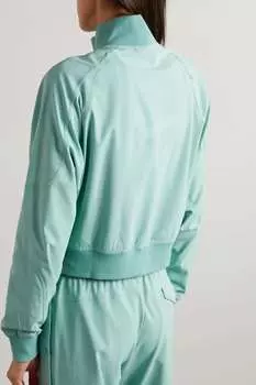 OUTDOOR VOICES спортивная куртка High Stride из переработанного материала, светло-синий