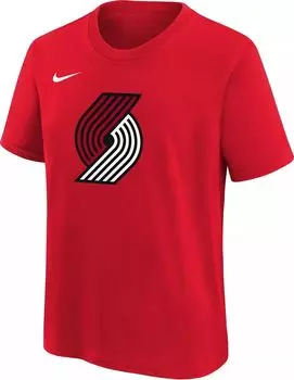 Outerstuff Футболка с логотипом Nike Youth Portland Trail Blazers Essential