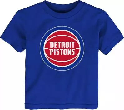 Outerstuff Футболка с логотипом программы Nike Toddler Detroit Pistons Royal