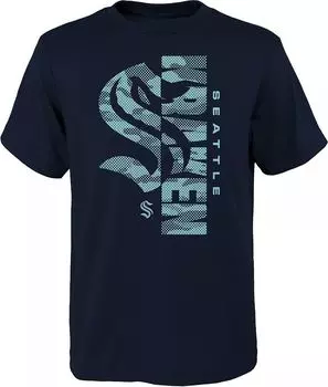 Outerstuff Молодёжная футболка НХЛ Сиэтл Кракен с крутым камуфляжем