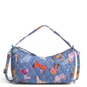 Outlet Хлопковая мини-сумка через плечо Vera Bradley, цвет bark park