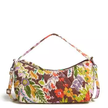 Outlet Хлопковая мини-сумка через плечо Vera Bradley, цвет evening garden