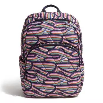 Outlet Ультралегкий рюкзак Essential Large Backpack Vera Bradley, цвет retro ribbons