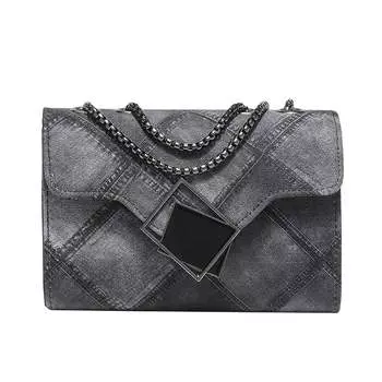 OUZIHUANG Ouzihuang Женская сумка через плечо, Серый