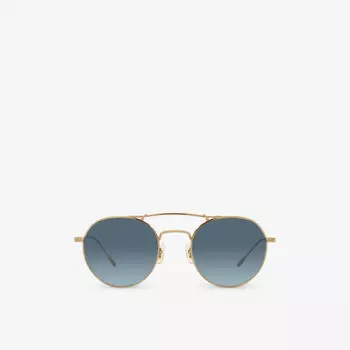 OV1309ST Солнцезащитные очки Reymont в титановой круглой оправе Oliver Peoples, желтый