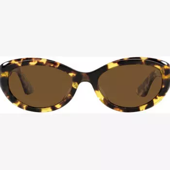 OV5513SU 1969C солнцезащитные очки из ацетата в круглой оправе с черепаховым принтом Oliver Peoples, коричневый