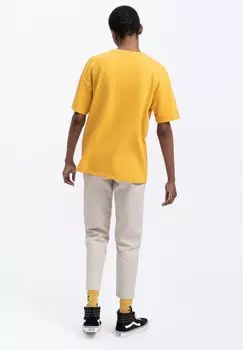 OVERSIZE Kiux KAFT, Футболка с принтом желтый