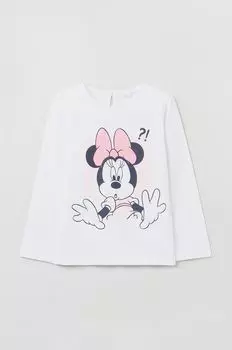 OVS лонгслив детский, белый